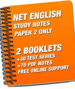 NET ENGLISH LITERATURE NOTES PAPER 2