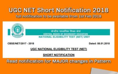 CBSE UGC NET Notification 2018 – Important Dates, Pattern Change & More – New Updates