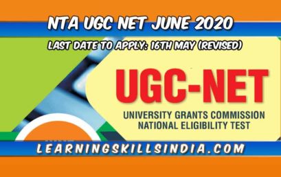 NTA UGC NET 2020 – Registration Date Extended to 16 May 2020