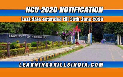 HCU Admission 2020 Update – Application Date Extended to 30th June