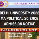 DU MA Political Science Entrance 2022 – DUET, Syllabus, Seats & More