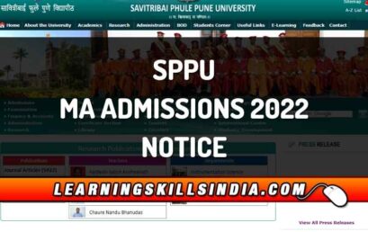 SPPU MA Admissions 2022 Started from 15th June 2022