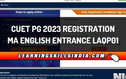 CUET PG 2024 MA English Entrance LAQP01