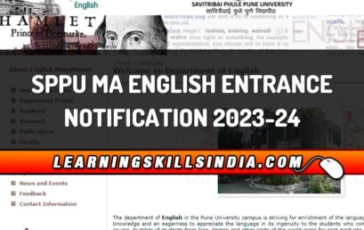 SPPU MA English Entrance 2023 – Dates, Syllabus & More