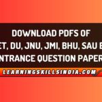 MA Political Science Entrance Previous Year Question Papers – CUET PG, DU, JNU, JMI, UoH, SAU, BHU & More