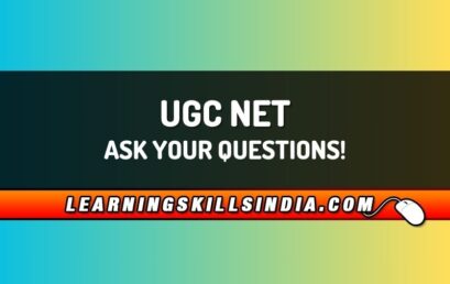 UGC NET Help and Free Counseling – Ask Your Questions