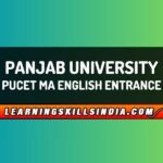 Panjab University MA English Entrance: PUCET, Dates, Syllabus & More