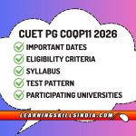 CUET PG 2026 COQP11 General Paper Entrance Exam