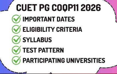CUET PG 2026 COQP11 General Paper Entrance Exam