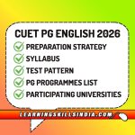 CUET PG English 2026 – Exam, Syllabus, Preparation, and More