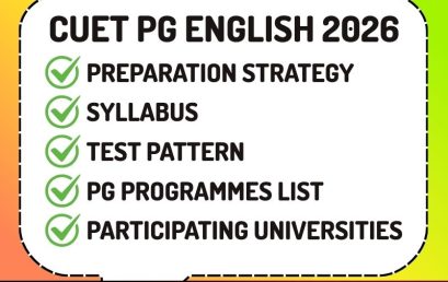 CUET PG English 2026 – Exam, Syllabus, Preparation, and More
