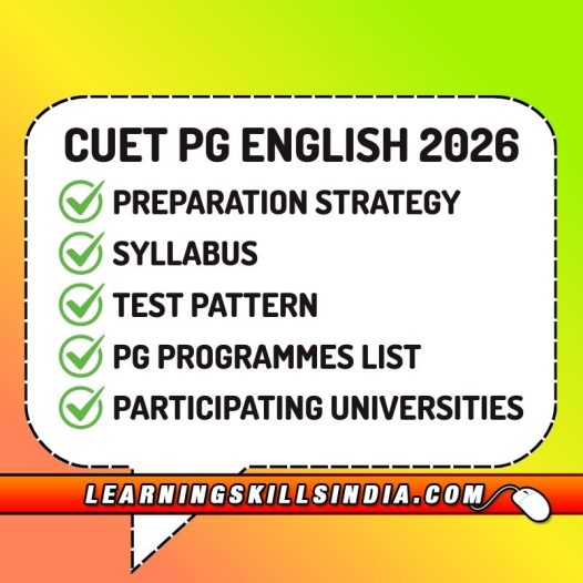 CUET PG English 2026 – Exam, Syllabus, Preparation, and More
