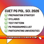 CUET PG Political Science 2026 – Syllabus, Preparation & More