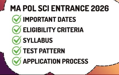 Jamia MA Political Science Entrance 2026 – Important Details