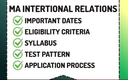 SAU MA IR Entrance 2026 – Important Dates & Details