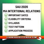 SAU MA IR Entrance 2026 – Important Dates & Details