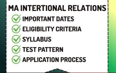 SAU MA IR Entrance 2026 – Important Dates & Details