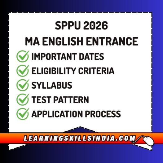 SPPU MA English Entrance – Dates, Syllabus, Application & More